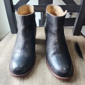 Bed Stu Yell Black Lux Distressed Boots Size 8
